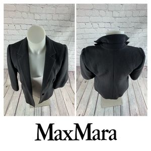 Max Mara Virgin Wool Silk Blazer